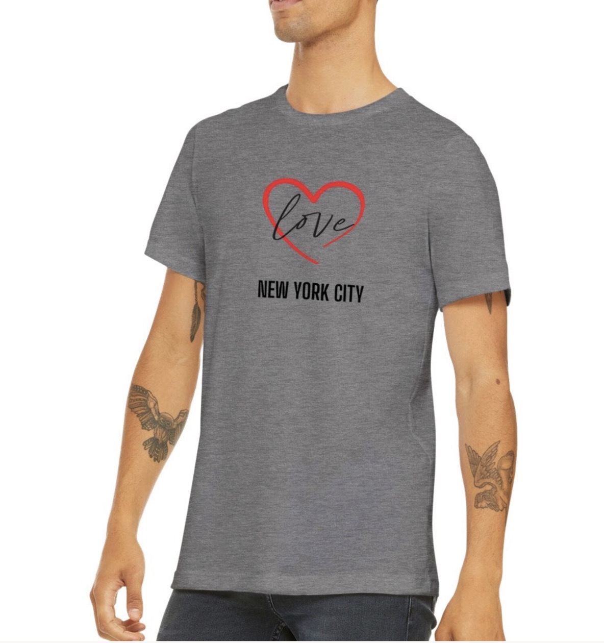 Love NYC tee — original New York City streetwear by NYC Thread Co