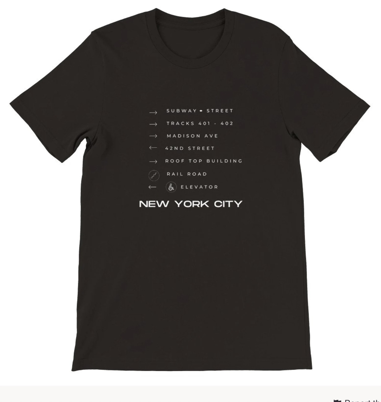 NYC Streetwear Tees — Subway Street Signpost