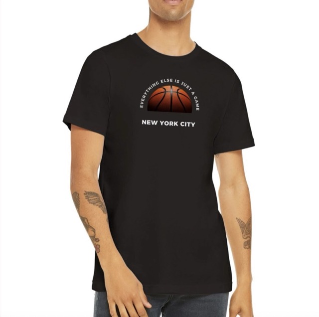NYC Sports Fan Gear — basketball tee