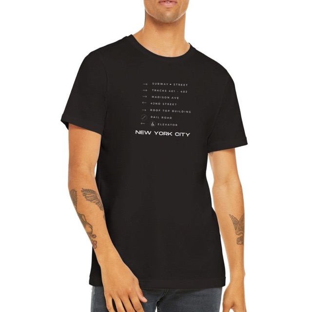 NYC Subway T-Shirts — Street Signpost Tee