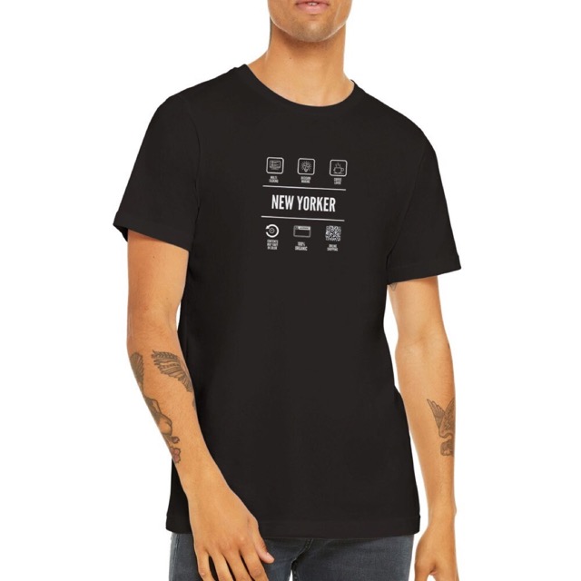 NY State of Mind — NEW YORKER spec label tee